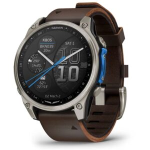 Garmin D2 Mach 2 - 47mm Akıllı Saat, Deri Kayış